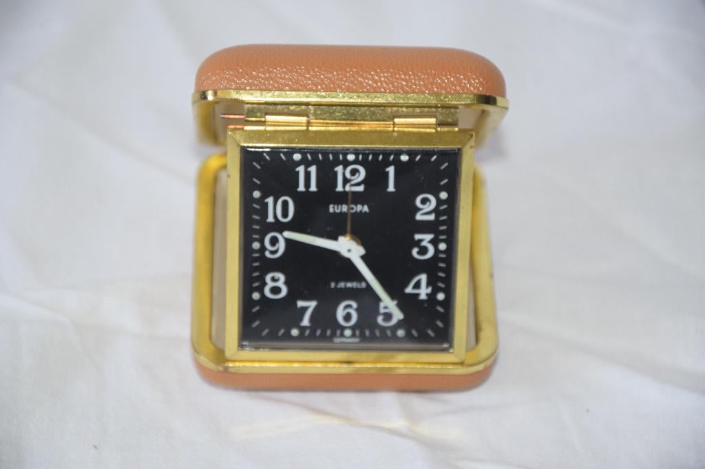 vintage Europa 2 Jewels reiswekker, Ophalen of Verzenden