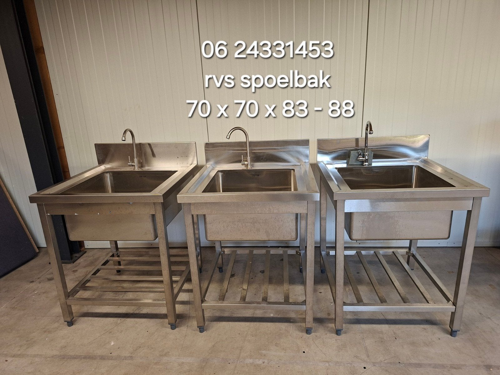 spoeltafel rvs  ( nieuw nieuw nieuw ), Ophalen, Nieuw, Metaal