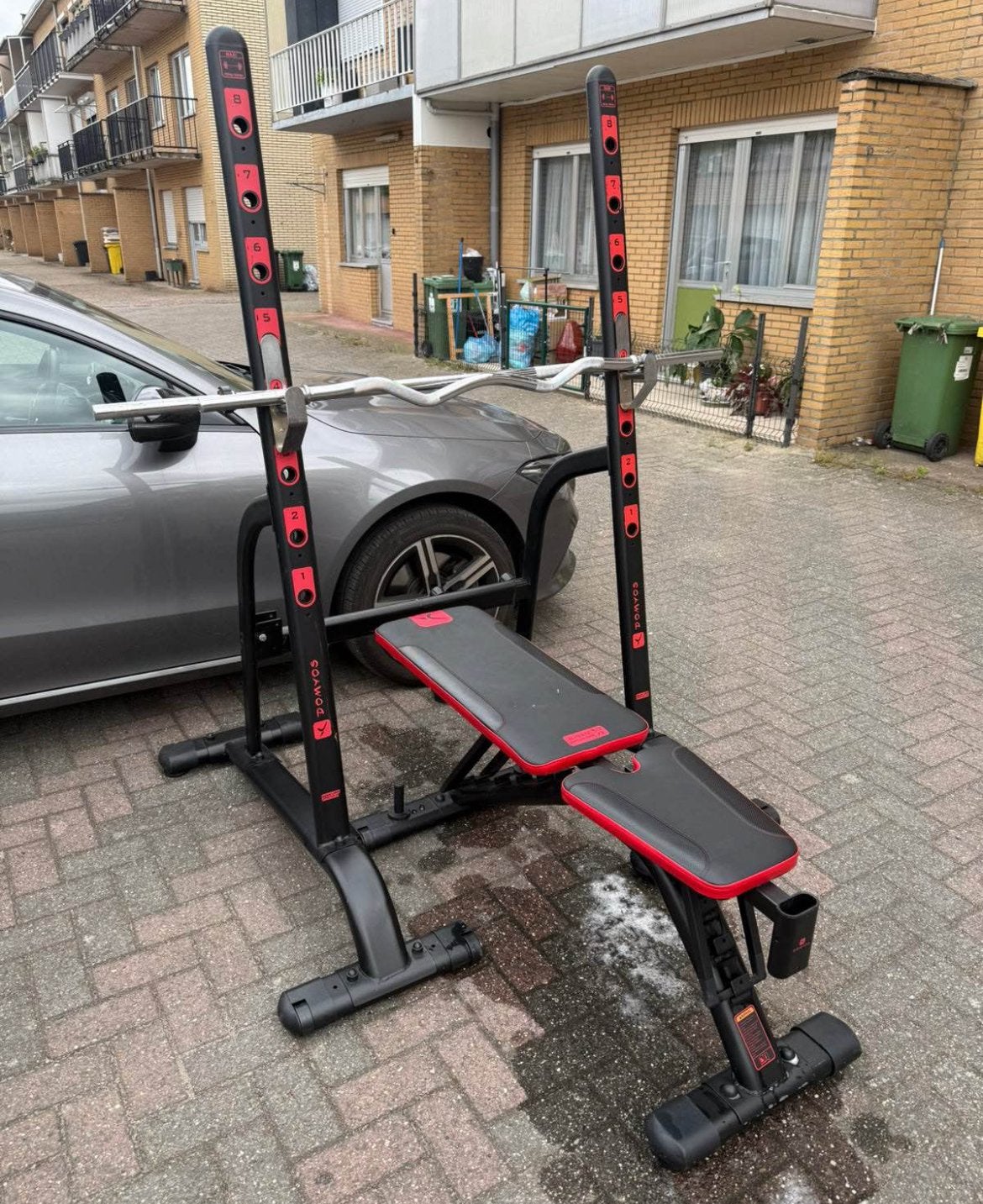 Bench press en halter bank, Enlèvement, Comme neuf