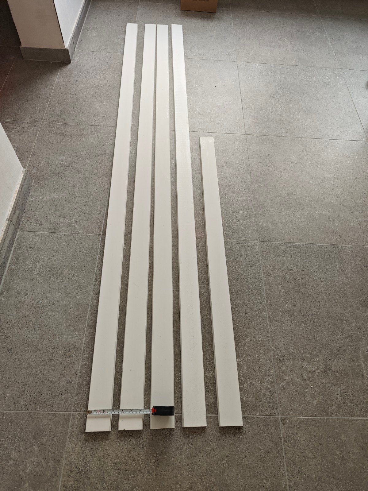 Multiplex deurkast plint 5 stuks wit, Doe-het-zelf en Bouw, Plinten en Afwerking, Ophalen