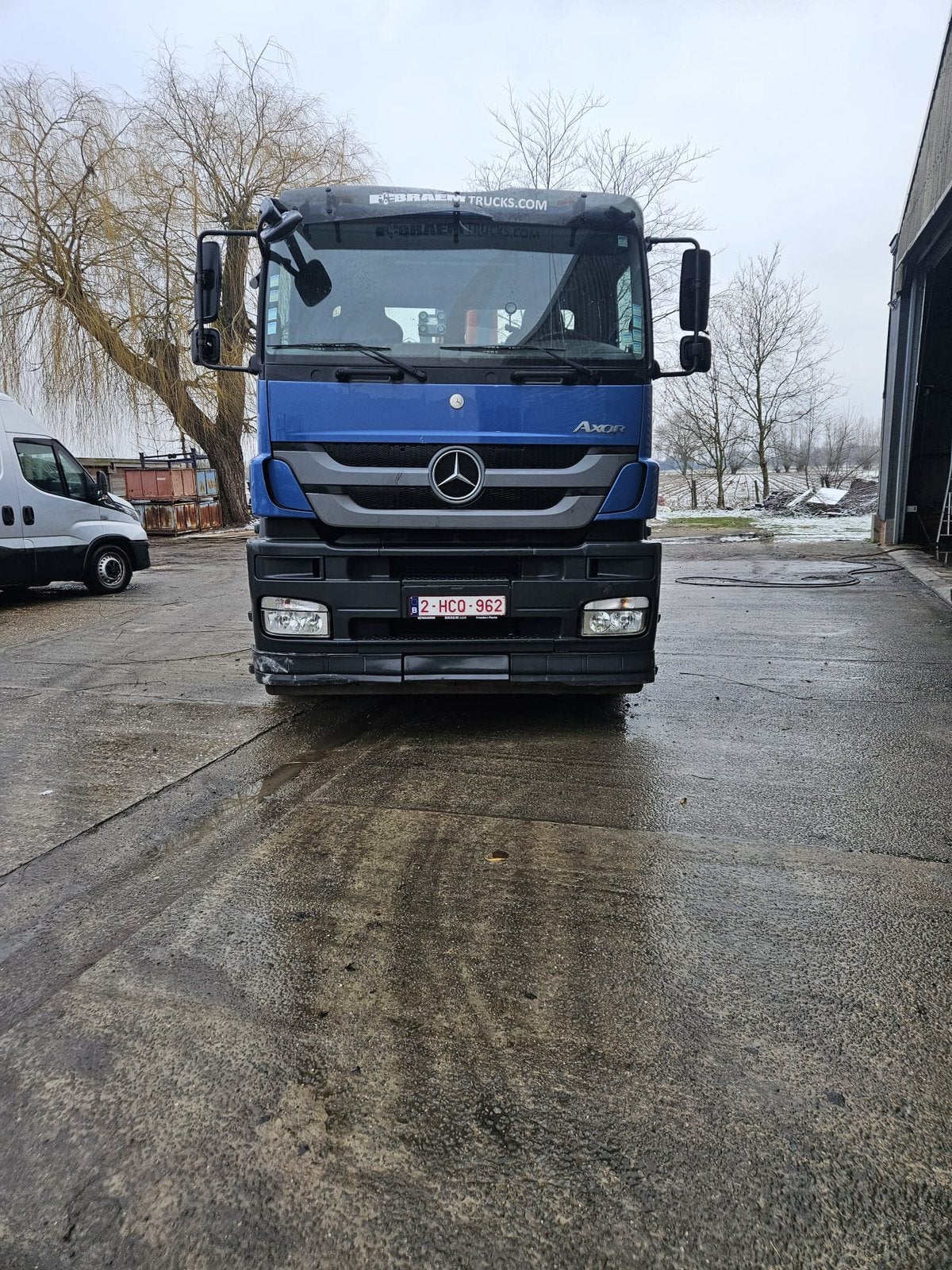 Camion Mercedes-Benz Axor 2640 met kraan, Offres d'emploi, Emplois | Chauffeurs