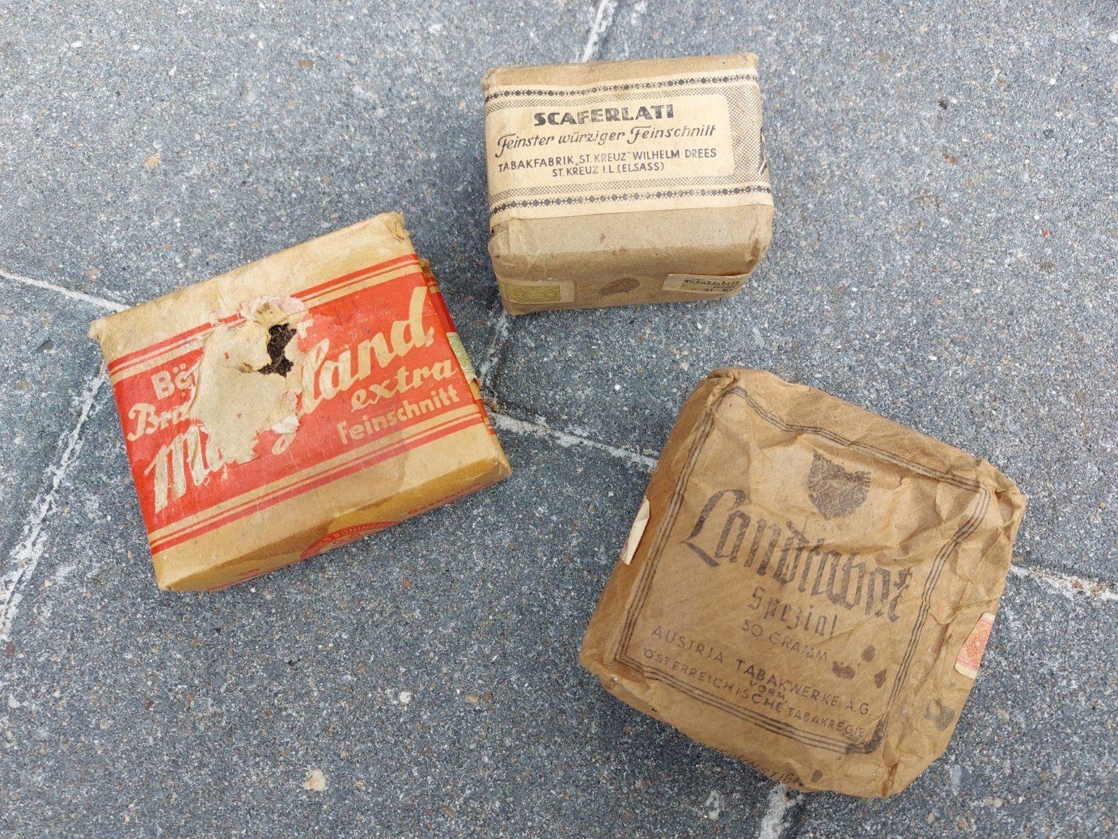 Tabac allemand de la Seconde Guerre mondiale, Enlèvement ou Envoi, Armée de terre, Autres types