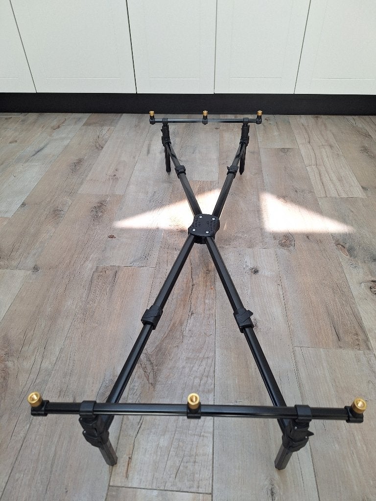 ROD POD 3 HENGELS  ZEER STEVIG MODEL, Watersport en Boten, Ophalen, Zo goed als nieuw, Overige typen