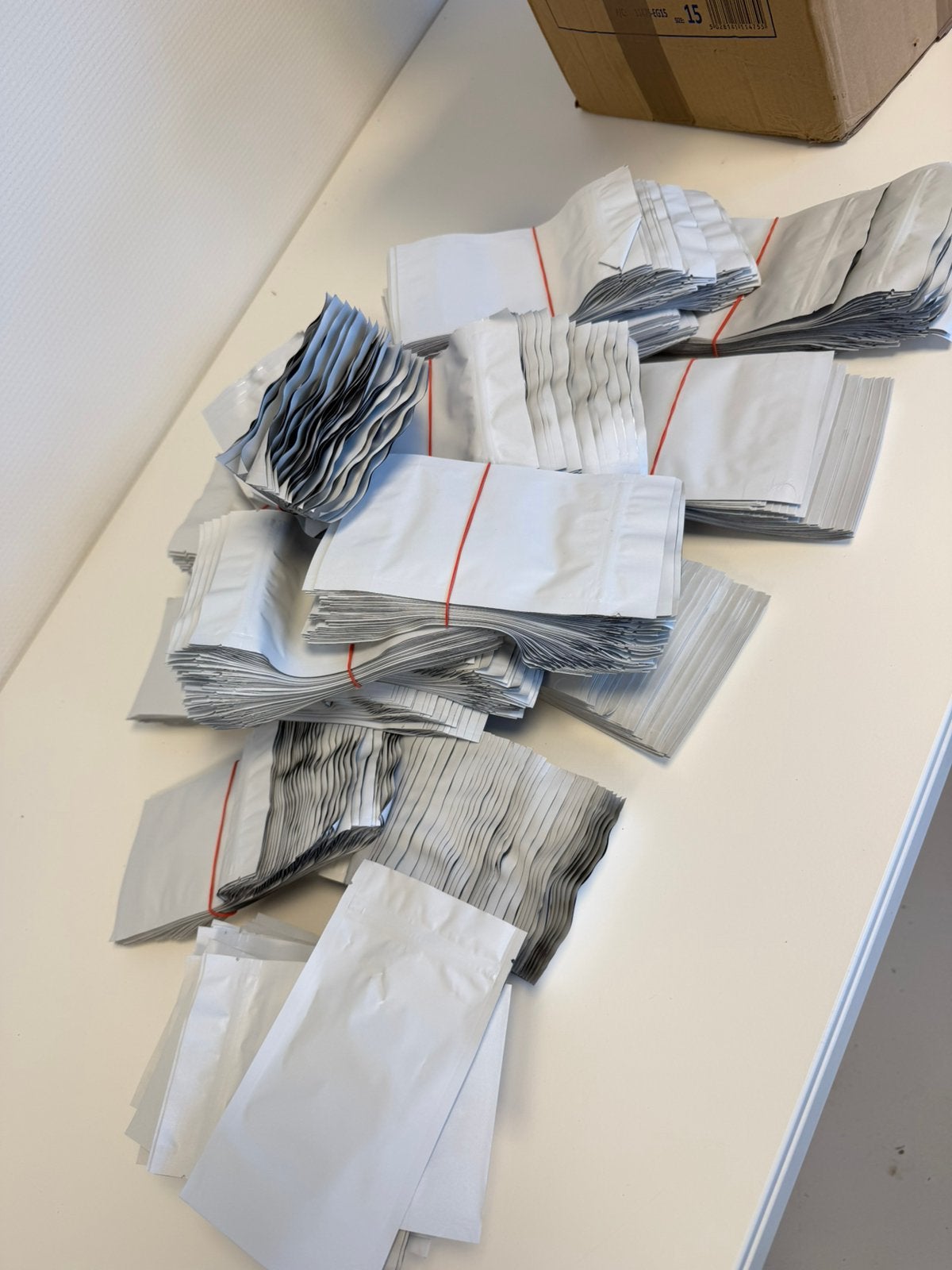 Partij ca. 1000 Mylar Ziplock Zakjes 9x11cm Hersluitbaar, Ophalen of Verzenden, Nieuw