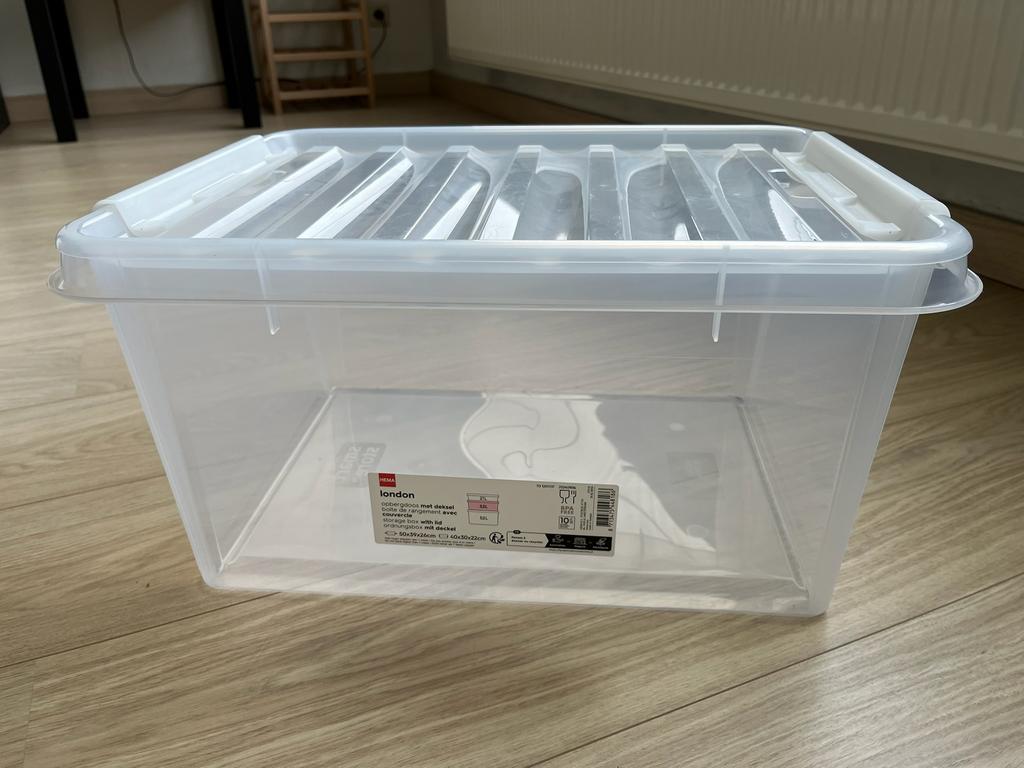 Opbergbakken Hema, 5 stuks, 10 euro per bak, Doe-het-zelf en Bouw, Ophalen, Zo goed als nieuw