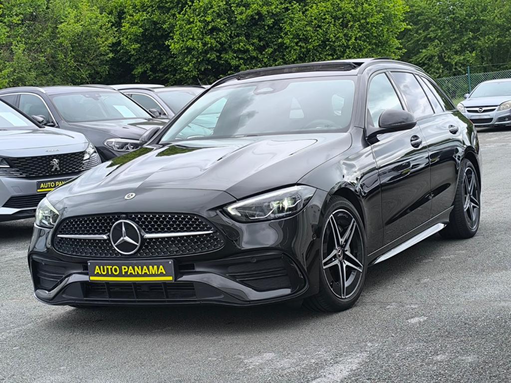Mercedes-Benz C 220 D PACK AMG SPORT BREAK FULL T.PANO, Autos, Cuir et Alcantara, Achat, 6 portes, Carnet d'entretien