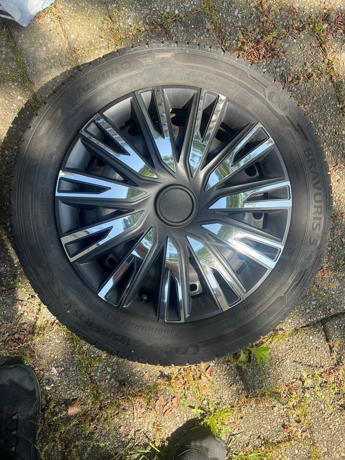 Winterbanden 185/55 R15 op velgen - Continental & Barium, Ophalen of Verzenden, Winterbanden, Velg(en)