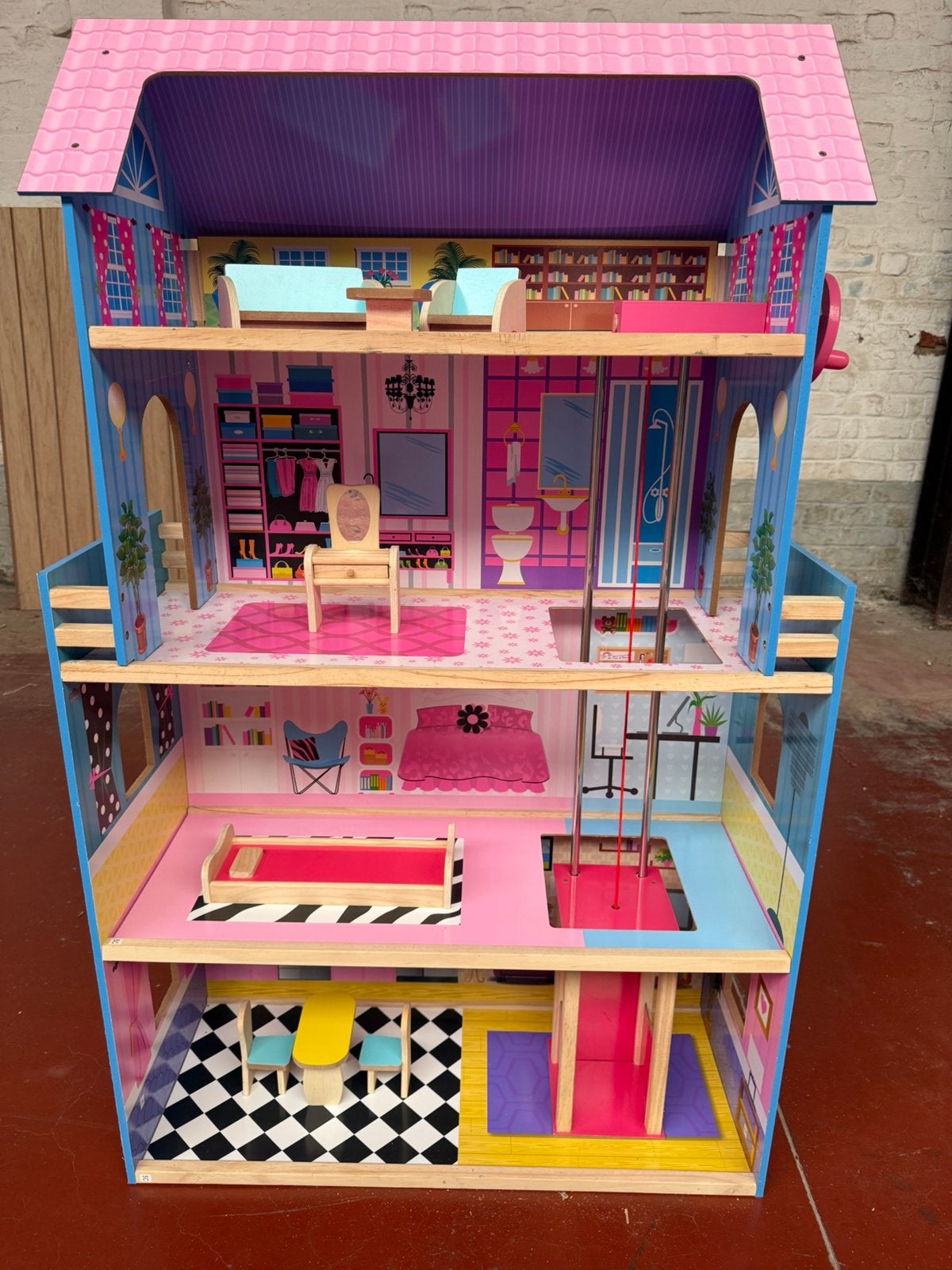 Poppenhuis, Ophalen, Zo goed als nieuw, Poppenhuis