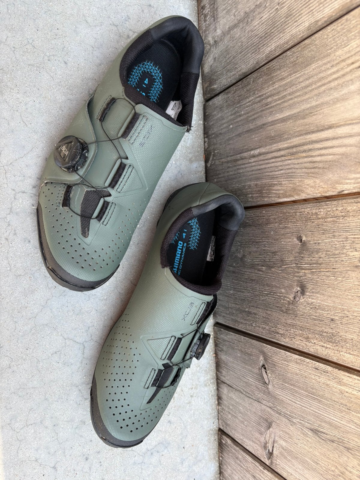 Shimano mountainbikeschoenen maat 41, Sports & Fitness, Cyclisme, Enlèvement, Utilisé