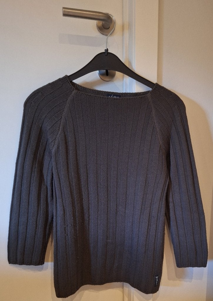 Vintage trui, Armani Jeans, maat 38, bruin (kaki), Bruin, Ophalen of Verzenden, Zo goed als nieuw, Armani Jeans