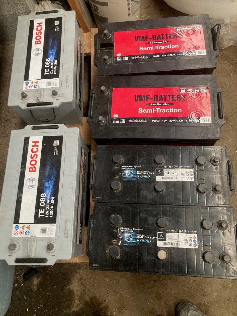 accu, batterij, vrachtwagen, caravan, mobil home, traktor, Ophalen