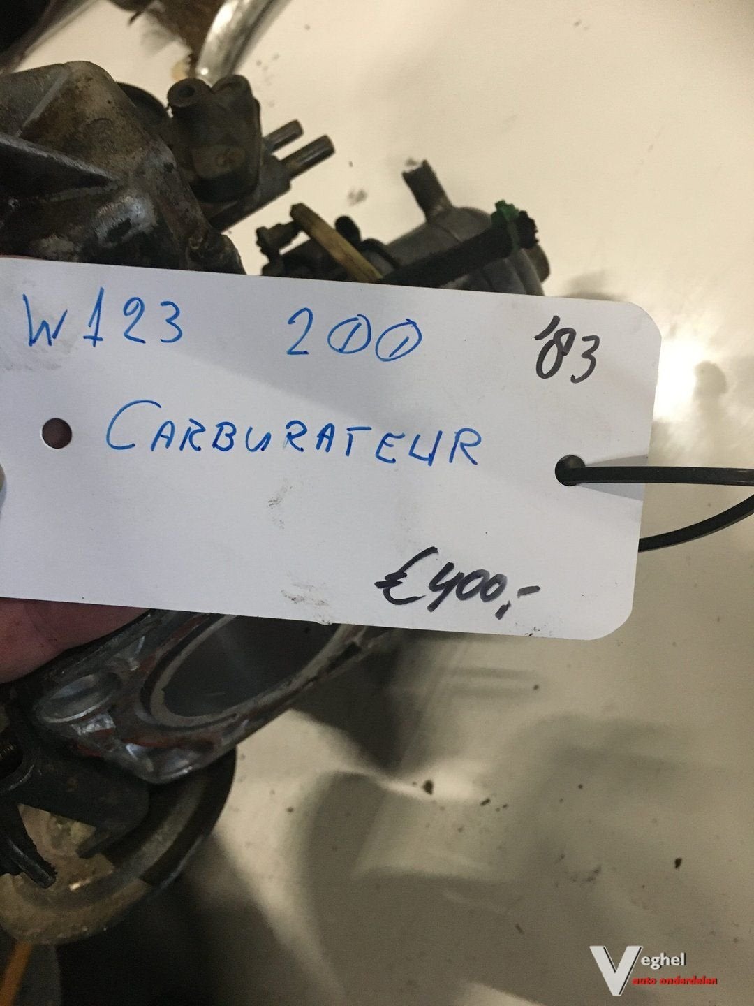 Mercedes W123 200 bwjr 1983 Carburateur, Gebruikt, -, -, Ophalen of Verzenden