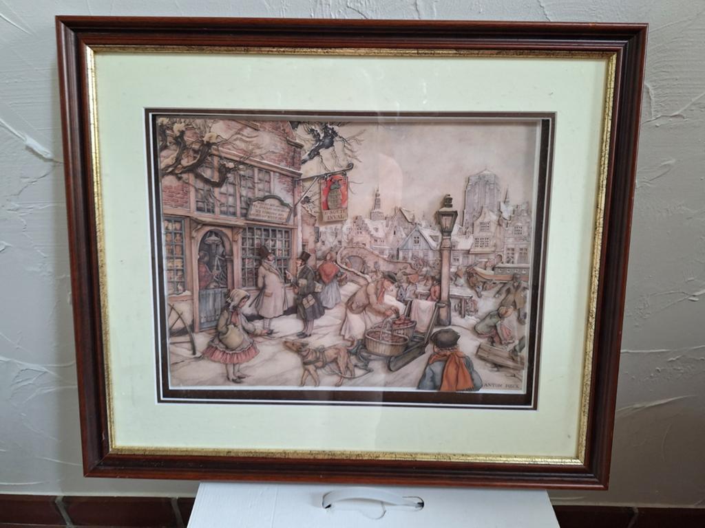 Anton Pieck tafereel, Antiek en Kunst, Ophalen