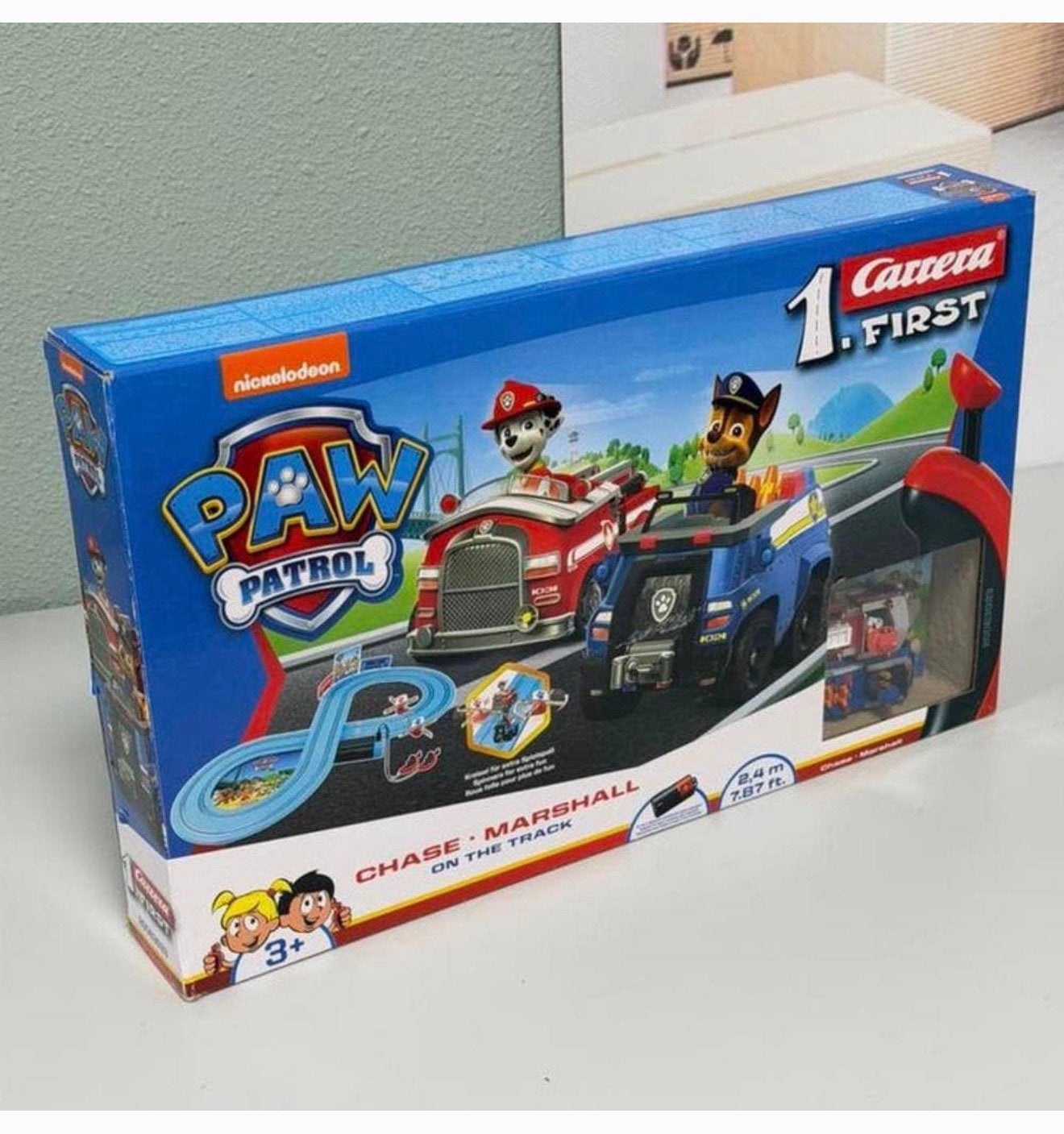 Carrera FIRST Racebaan PAW Patrol - Rescue Chase Marshall, Ophalen of Verzenden, Nieuw, Racebaan, Carrera