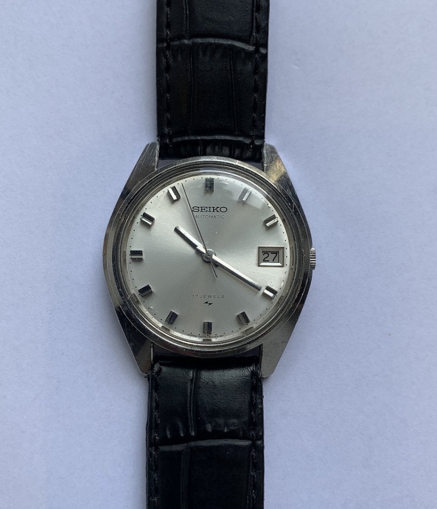 Seiko 7005-8062 Automatisch horloge, Seiko, Polshorloge, Ophalen of Verzenden, Zilver