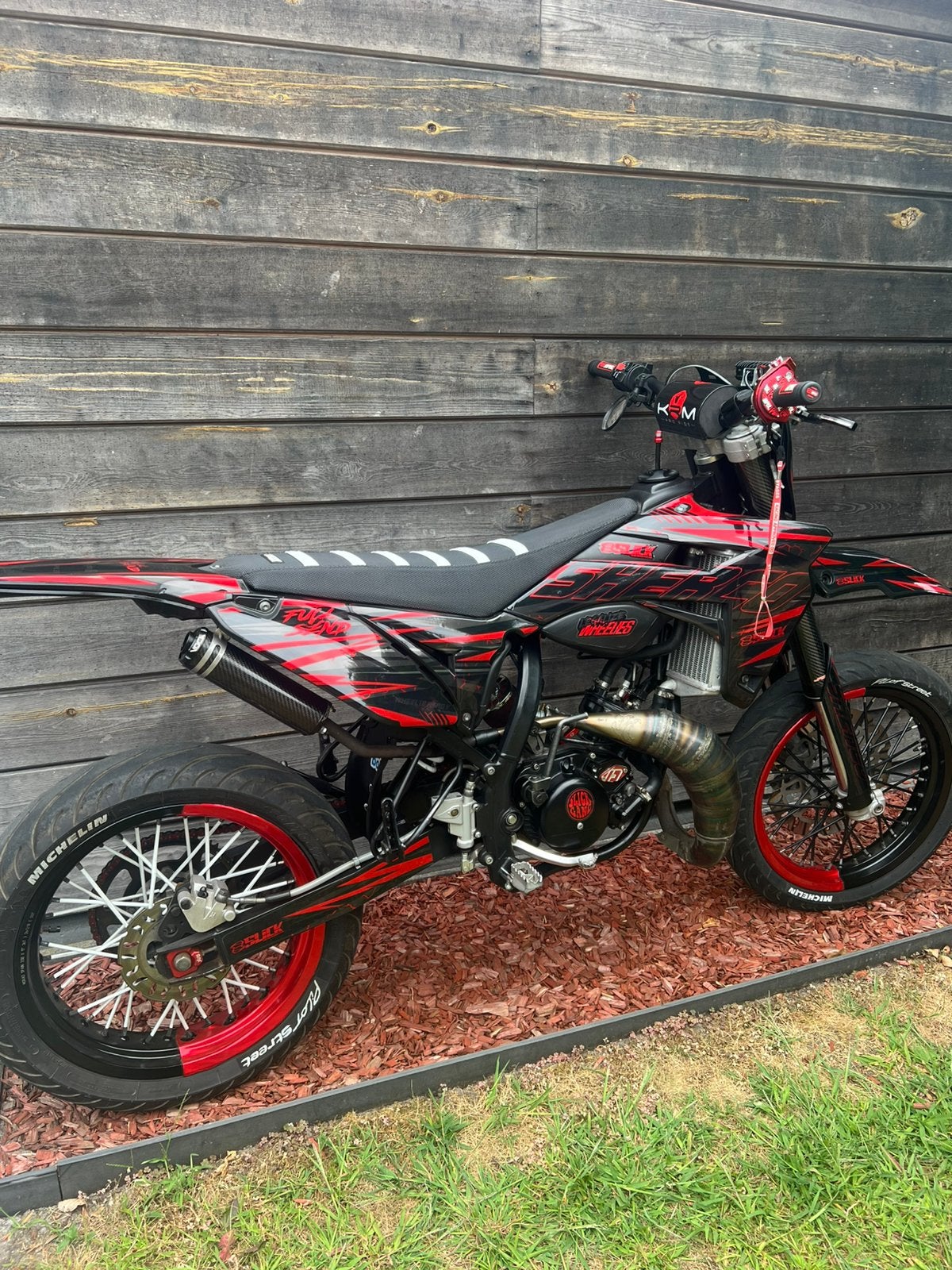 Sherco 50cc max out, Ophalen, Zo goed als nieuw