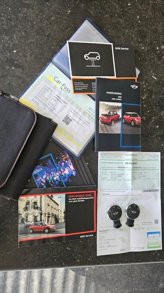 Mini Cooper Cabrio 1.6 Zeer goede staat, Euro 5, Elektrische ramen, Particulier, Cabrio