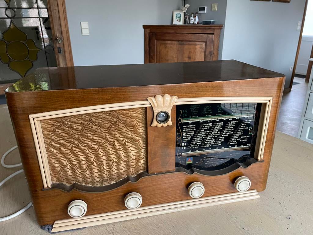 Retro radio, Antiek en Kunst, Ophalen