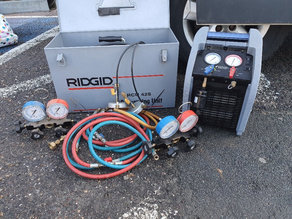 ridgid & Inficon Vortex Dual prof.set - technologie de refro, Comme neuf, Climatisation murale, Classe énergétique A ou plus économe