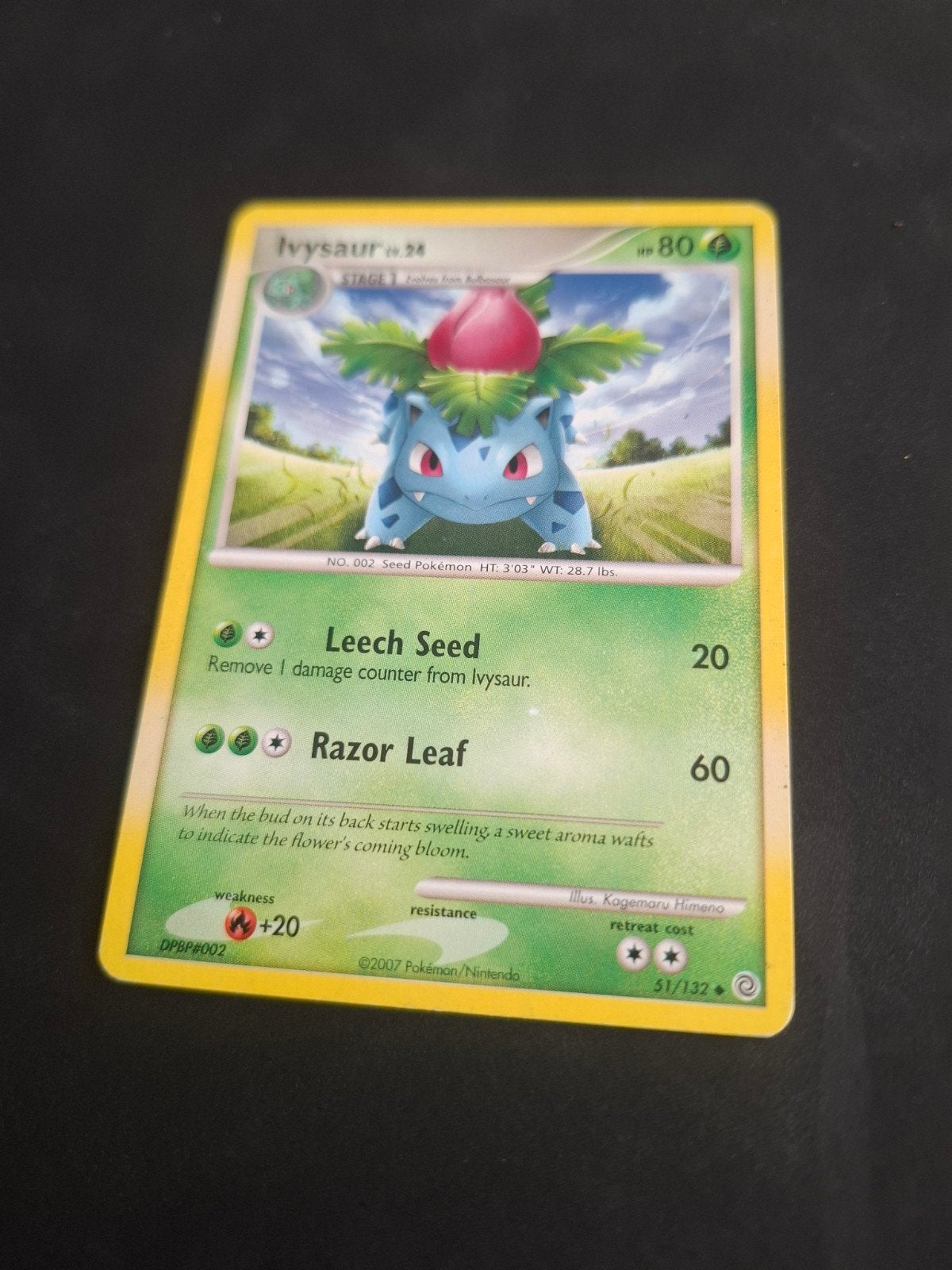 Ivysaur Lv.24 Pokémon kaart (DPBP#002) - Gebruik, Ophalen of Verzenden