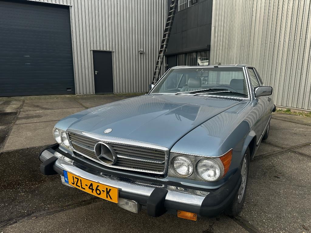 Mercedes-Benz 560SL, Auto's, Mercedes-Benz, Bedrijf, Te koop, SL, ABS, Airbags, Centrale vergrendeling, Elektrische ramen, Lederen bekleding