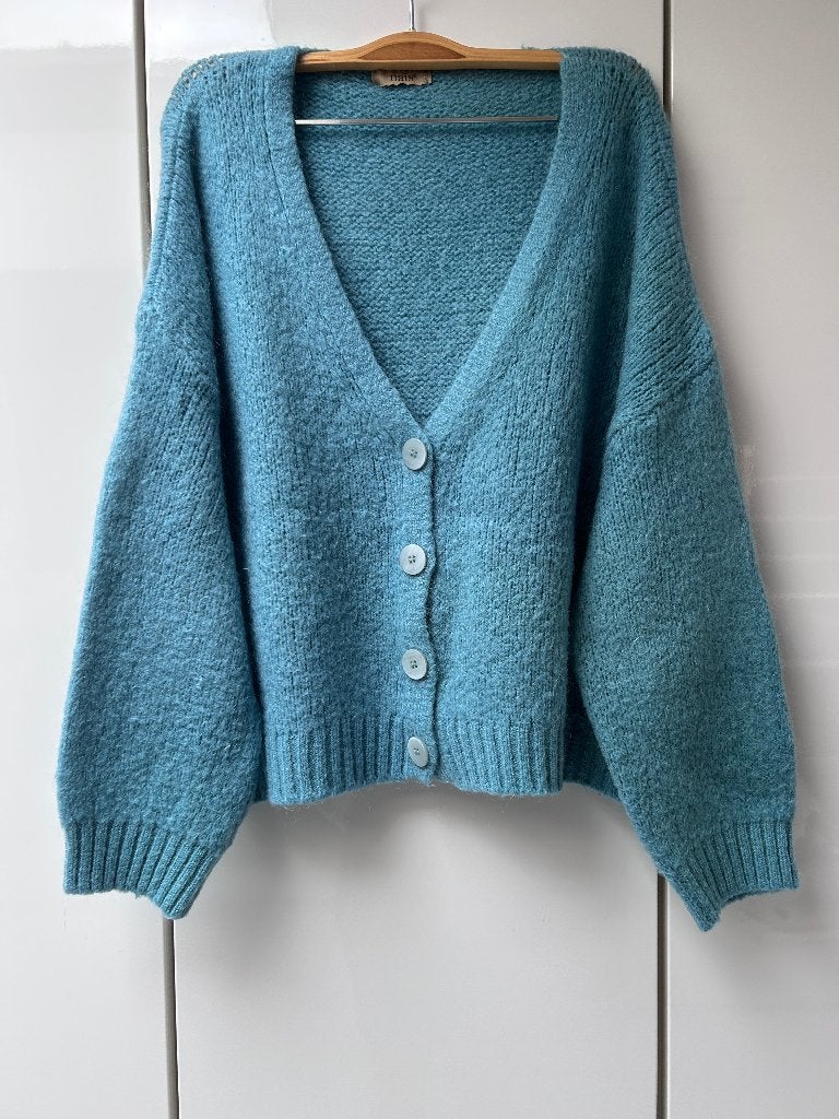 Gilet court bleu Naïs - Taille Unique *', Taille 42/44 (L), Naïs, Enlèvement ou Envoi, Comme neuf