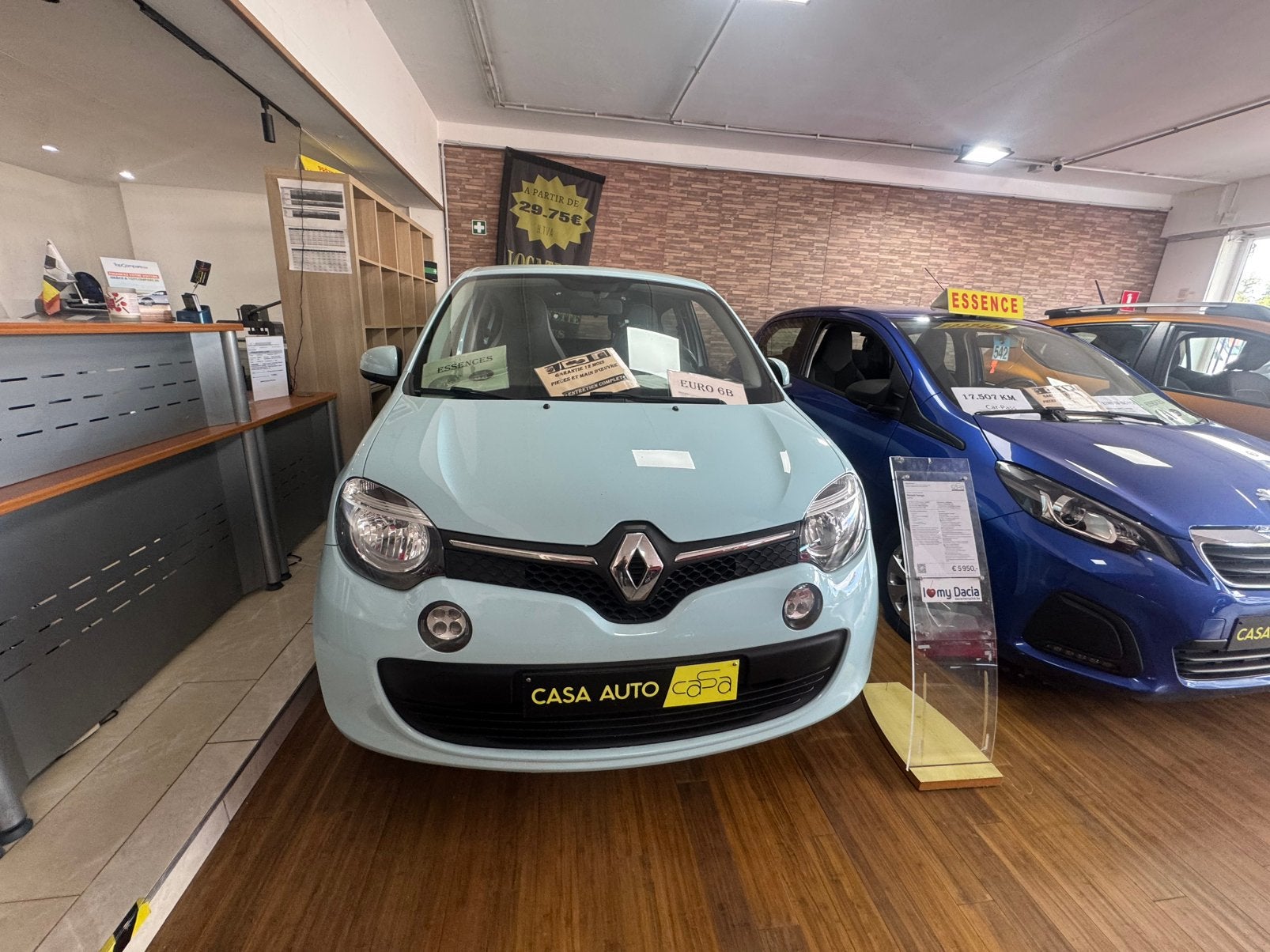 RENAULT TWINGO 0.9 BENZINE, Auto's, 898 cc, Euro 6, Blauw, Bedrijf