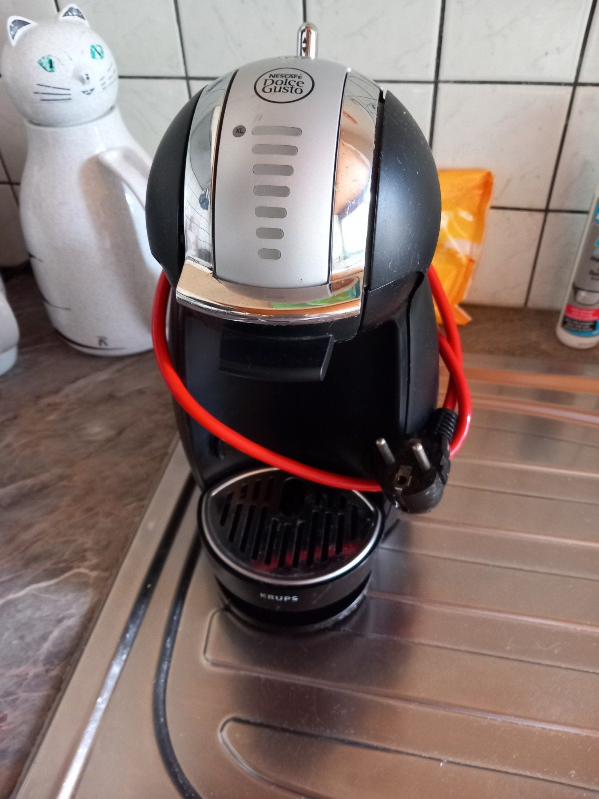Koffie aparat nescafe dolce gusto, Ophalen