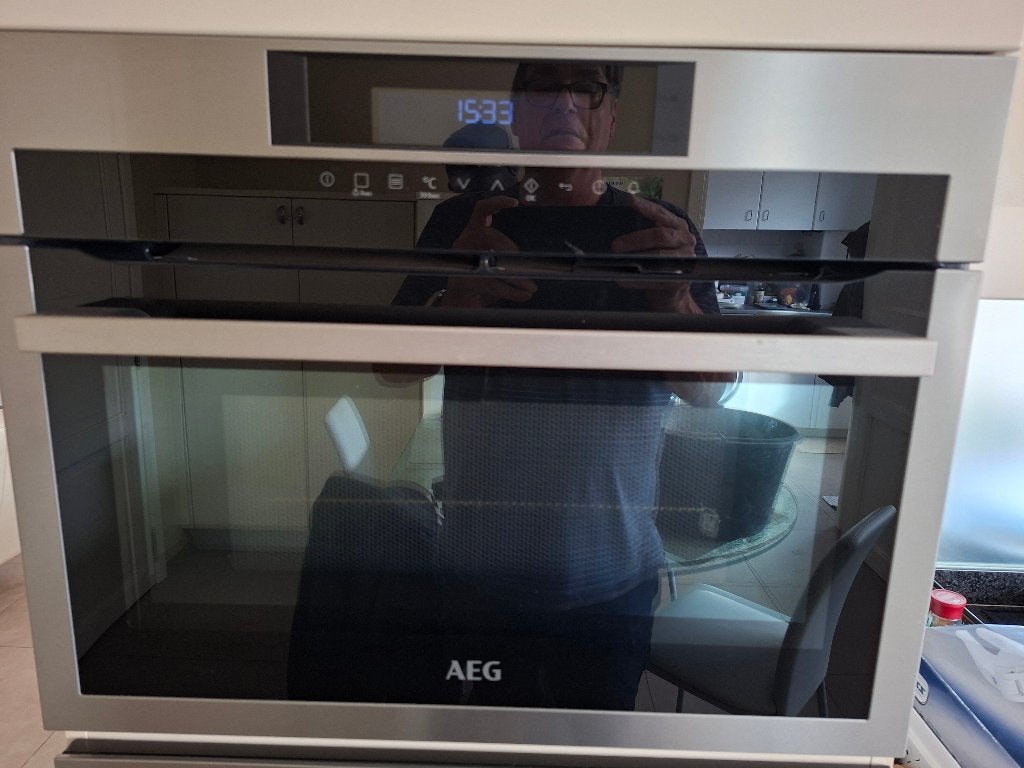 oven combi, AEG, Encastré, Comme neuf, Enlèvement