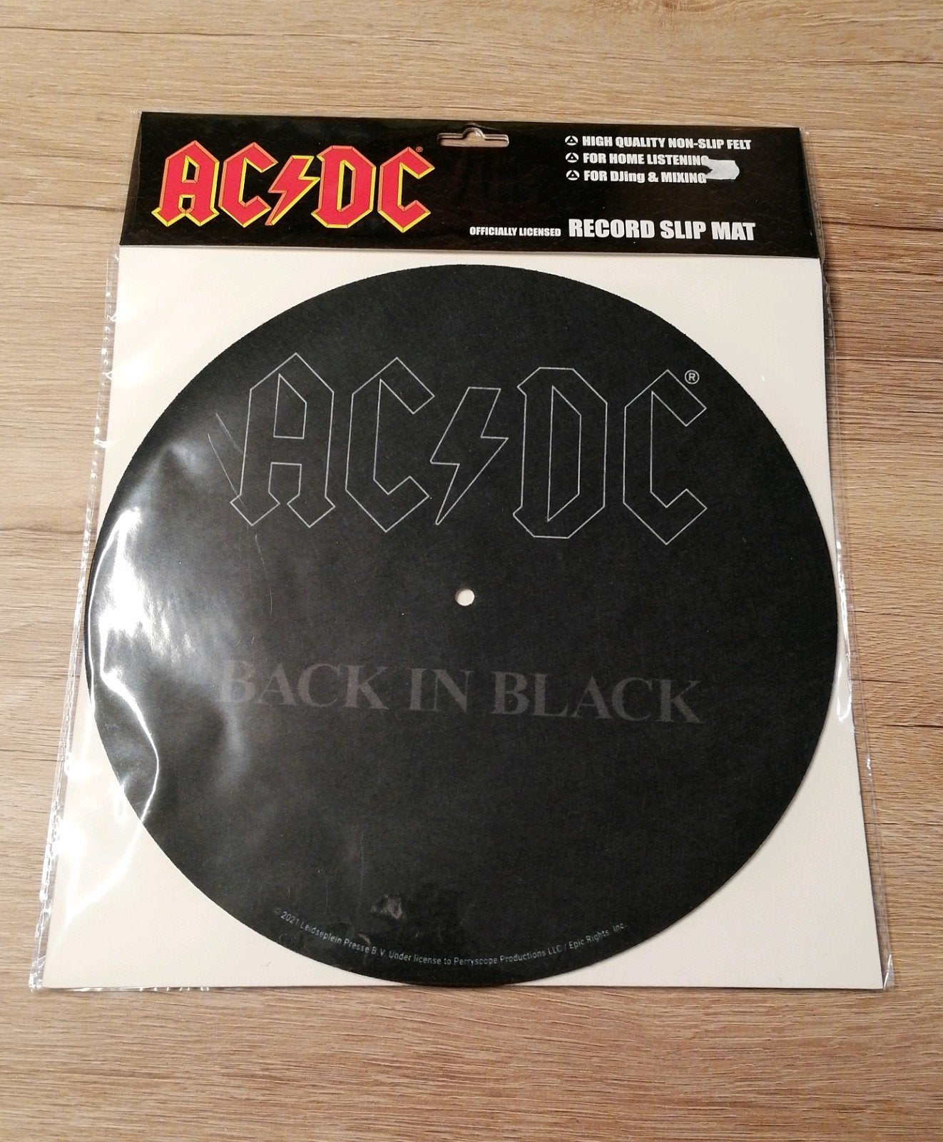 Record slipmat AC/DC (nieuwstaat), Ophalen
