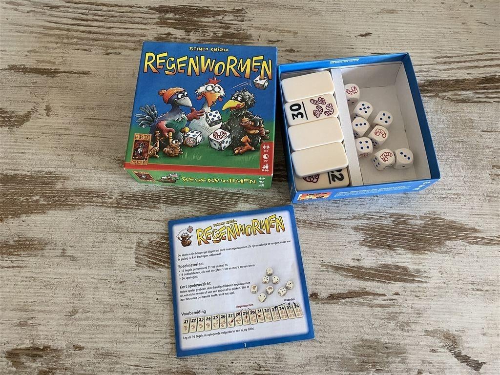 regenwormen 999 games [s2042], Verzenden, Zo goed als nieuw