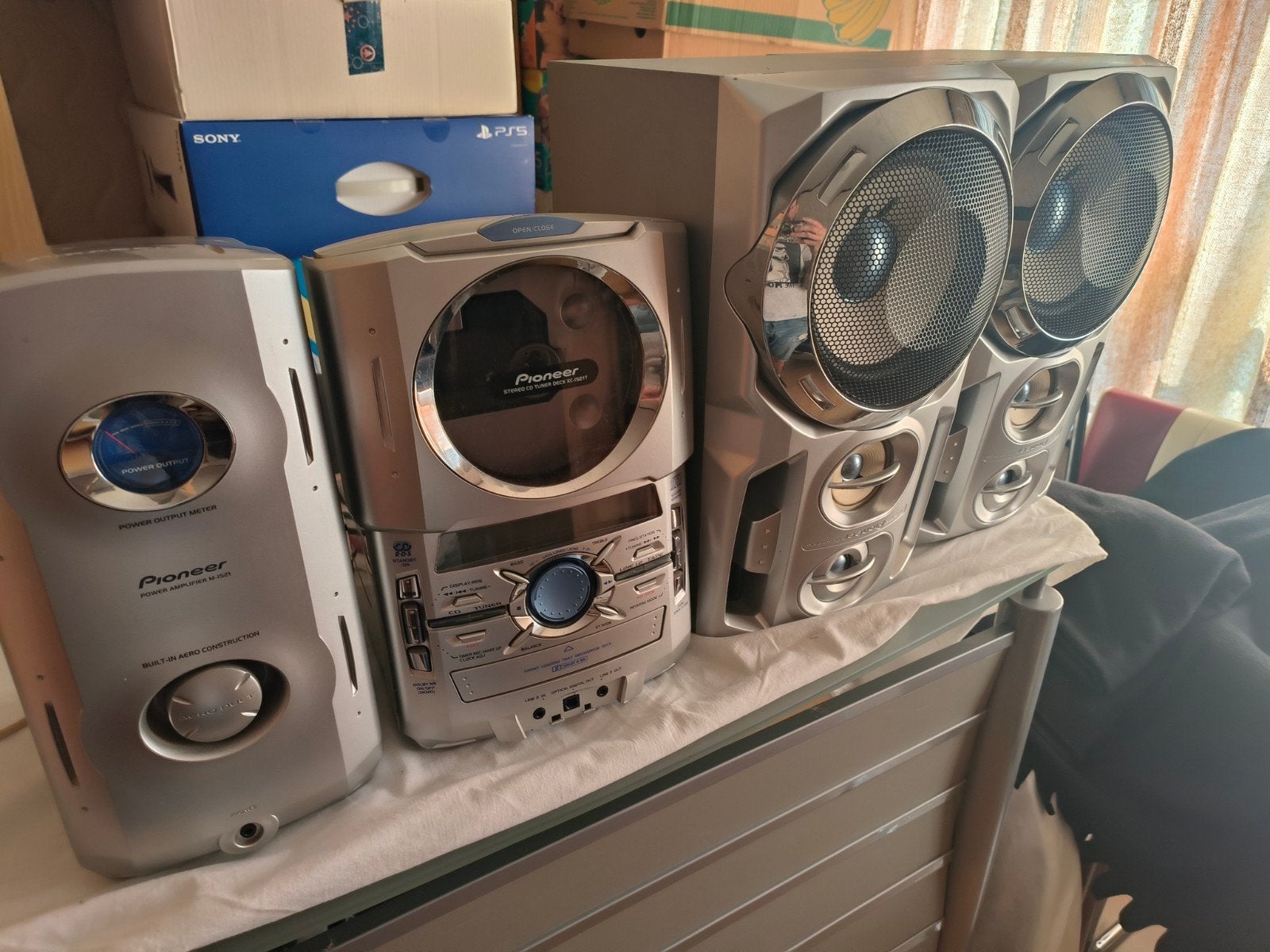 Pioneer XC-IS21T Stereo CD Tuner Deck met speakers, Audio, Tv en Foto, Stereoketens, Ophalen, Gebruikt, Cassettedeck, Pioneer