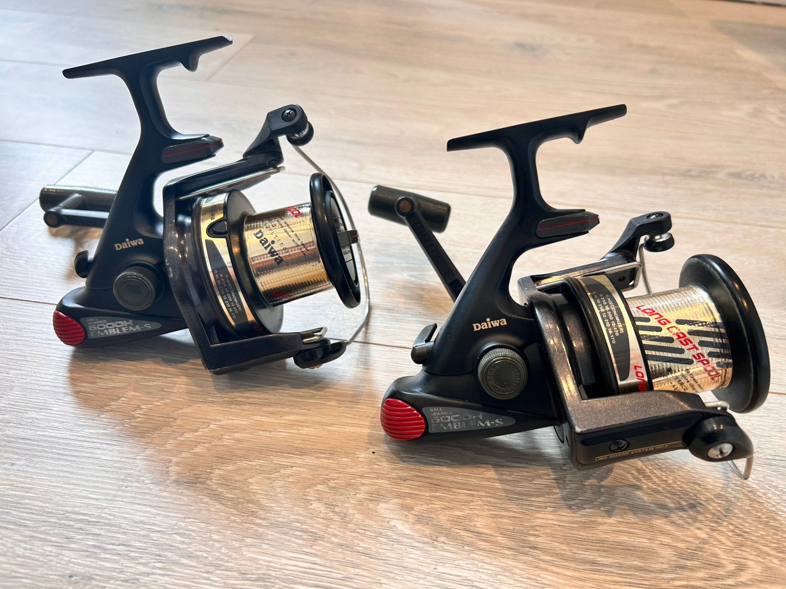 Daiwa Emblem s6000 h (Baboons), Watersport en Boten, Hengelsport | Witvissen, Zo goed als nieuw, Ophalen