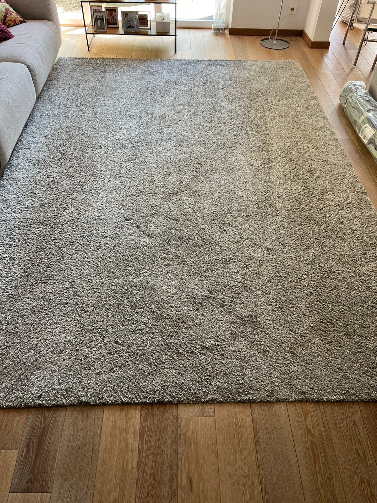 Tapijt, grijs, Huis en Inrichting, Stoffering | Tapijten en Vloerkleden, Ophalen, Gebruikt, 200 cm of meer, Modern look