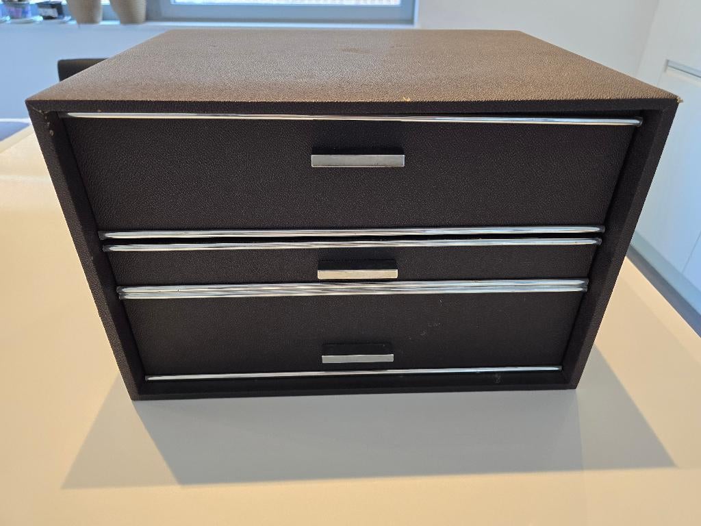 bestekkoffer (leeg) 12 personen, Ophalen, Hout, Bruin, Klassiek