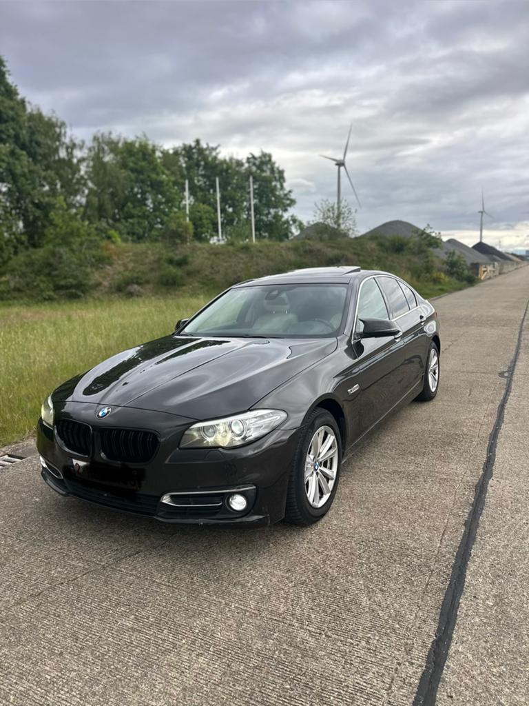 BMW 520i - Option complète/Cuir HUD/beige, Autos, BMW, Cuir, Euro 5, Carnet d'entretien, 5 portes
