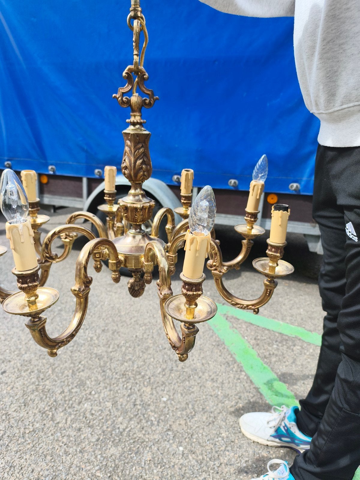 lustre, Enlèvement