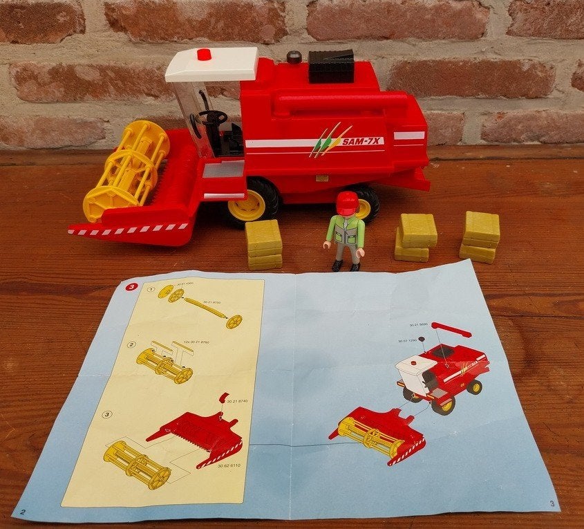 Playmobil 7645 - maaidorser, Ophalen of Verzenden, Zo goed als nieuw