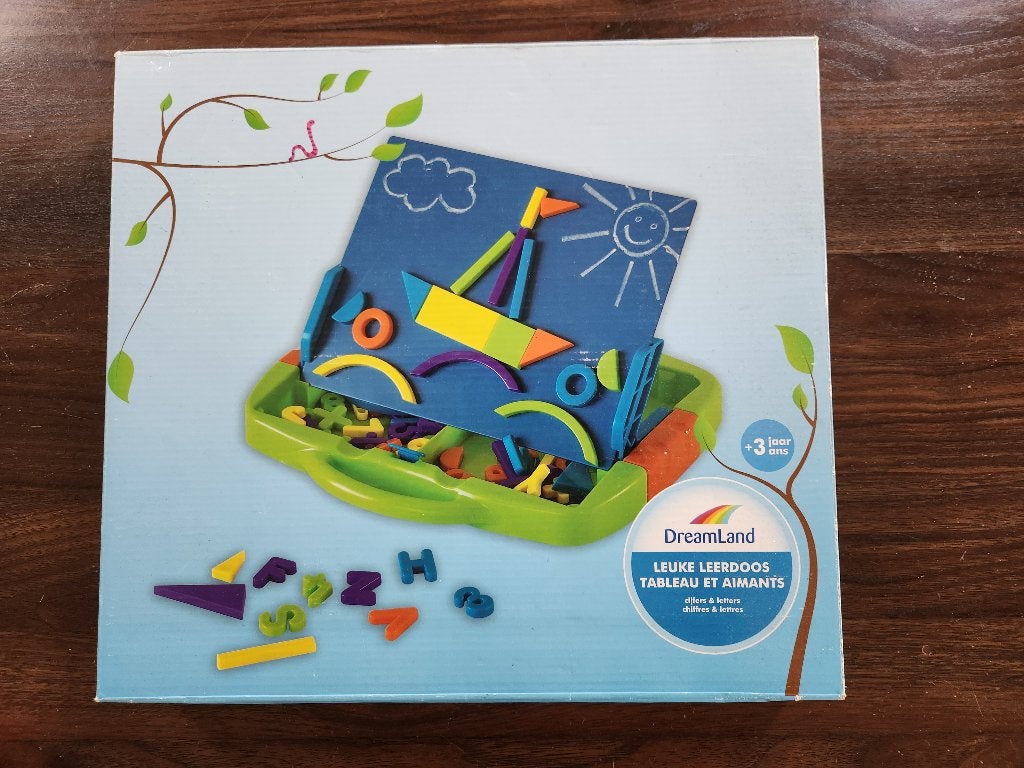 magneetbord cijfers en letters, Kinderen en Baby's, Speelgoed | Educatief en Creatief, Ophalen, Zo goed als nieuw, Knutselen