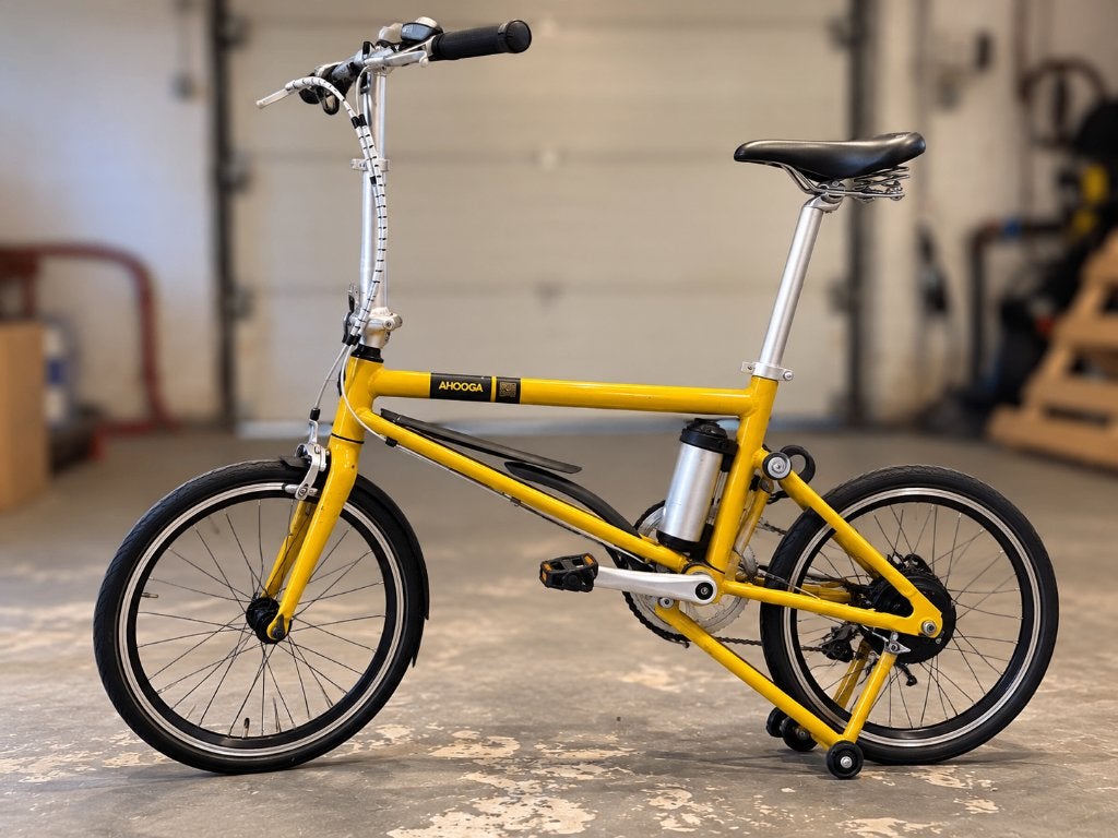 Vélo electrique Ahooga en bon état, Enlèvement, Utilisé, 50 km par batterie ou plus, Autres marques
