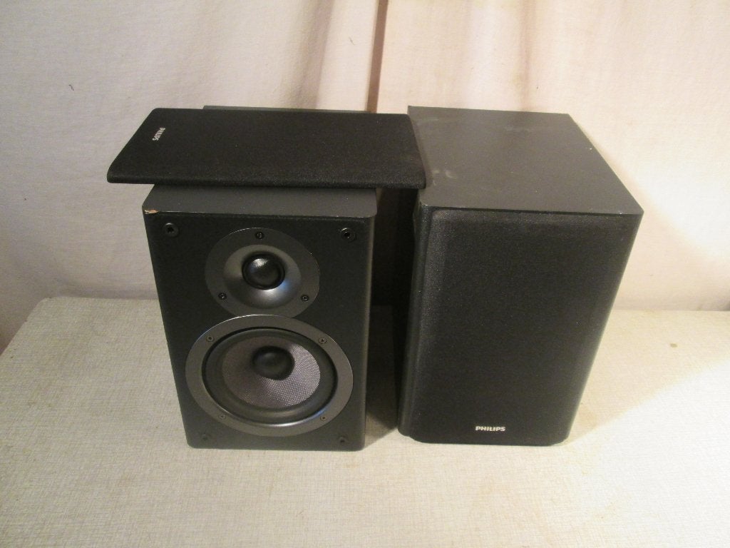 2 haut-parleurs Philips Prima de 50 W, Enlèvement ou Envoi, Comme neuf, Enceintes stéréo, Philips