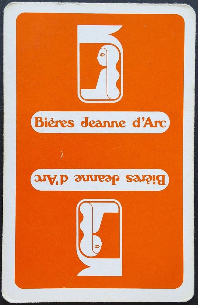 1 Speelkaart  Jeanne d'Arc, Ophalen of Verzenden