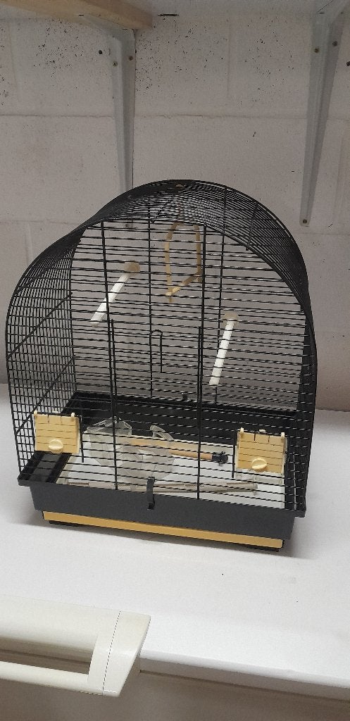 Vogelkooi H50x40x25cm, Dieren en Toebehoren, Vogels | Hokken en Kooien, Ophalen, Gebruikt, Metaal, Vogelkooi