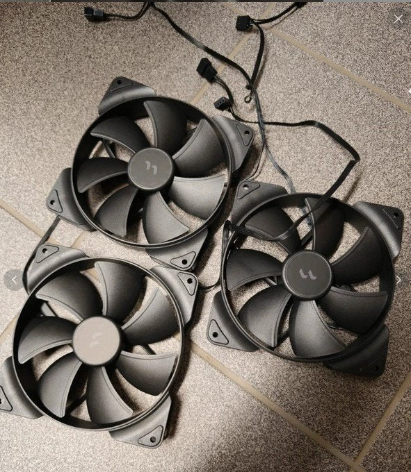 Fractal Design Aspect 14 PWM Black 3x, Enlèvement, Neuf, Refroidisseur ordinateur à air