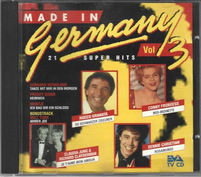 CD Made In Germany Vol 3 - 21 Super Hits, CD & DVD, CD | Chansons populaires, Comme neuf, Pop, Compilation, Enlèvement ou Envoi