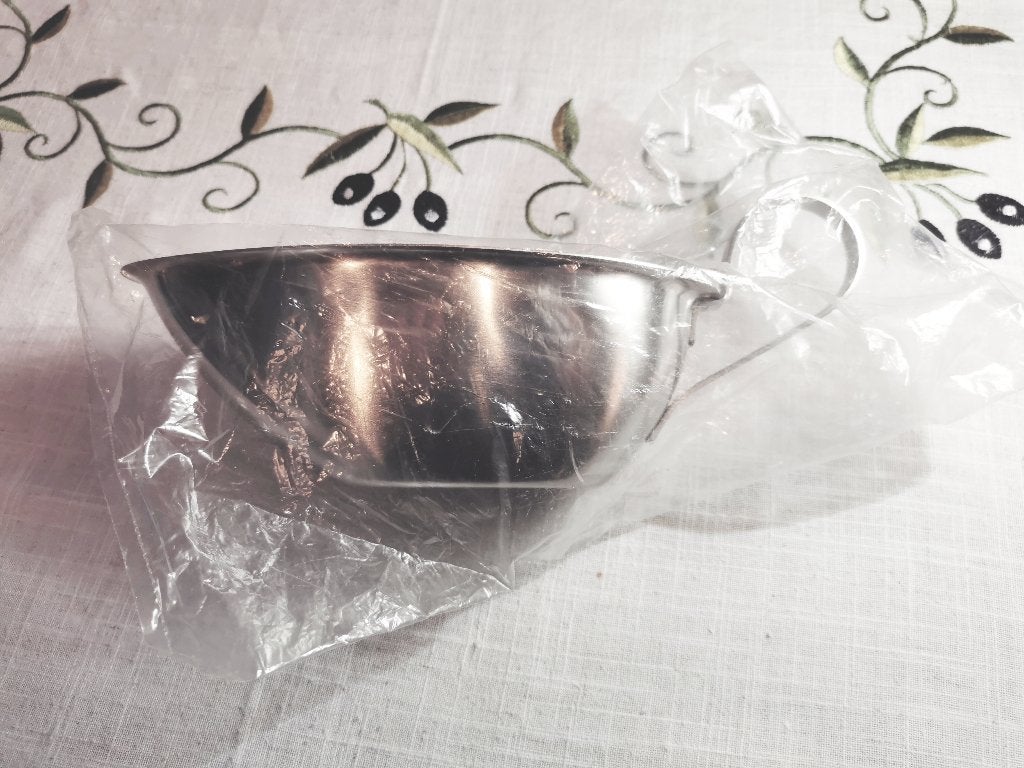 Vintage inox sauskom sauspan nieuw in verp. Belgisch - Kara, Maison & Meubles, Neuf, Pichet, Enlèvement ou Envoi, Vintage
