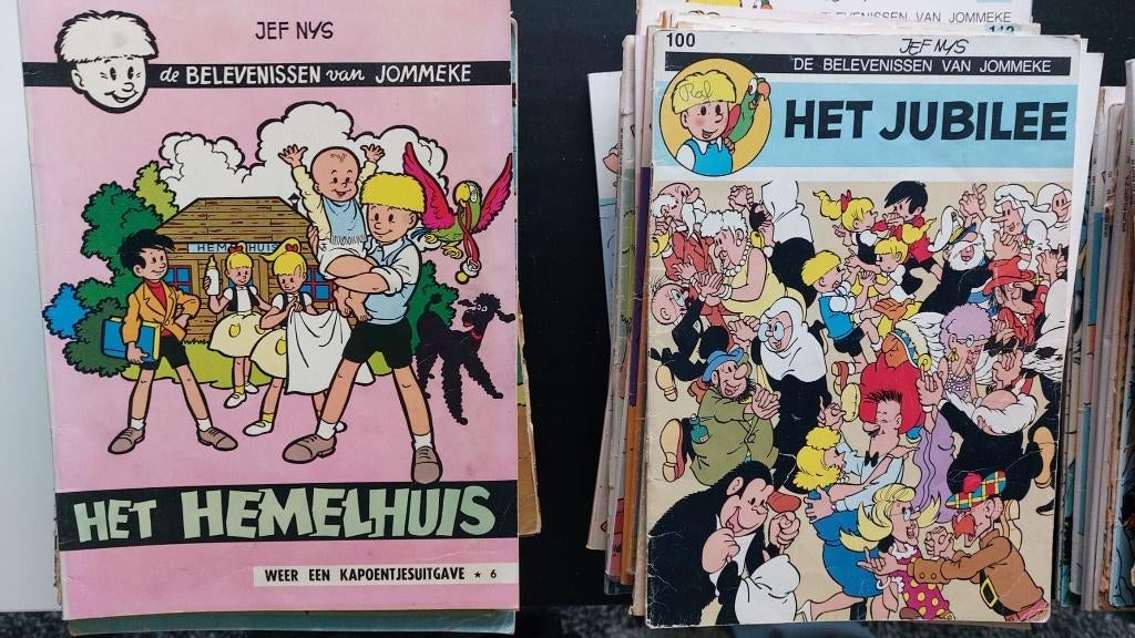 131 Strips Jommeke, Boeken, Stripverhalen, Jef Nys., Meerdere stripboeken, Ophalen, Gelezen