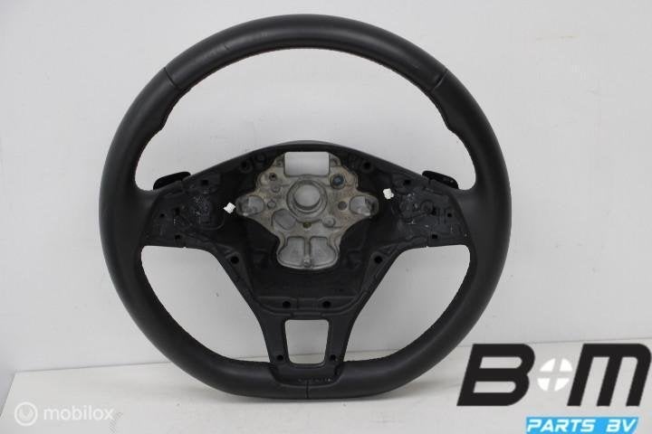Leder stuur met flippers VW Golf 7 5G0419091, Gebruikt