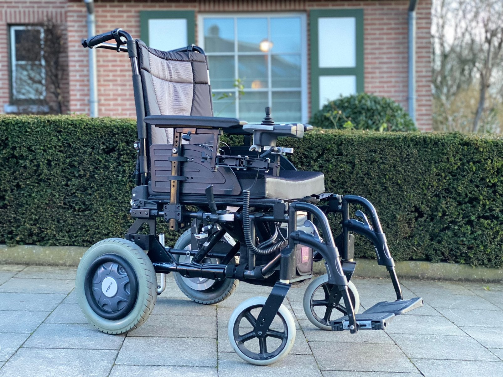 Fauteuil électrique pliable Esprit action 4 Chaise roulante, Enlèvement ou Envoi, Comme neuf, Fauteuil roulant électrique