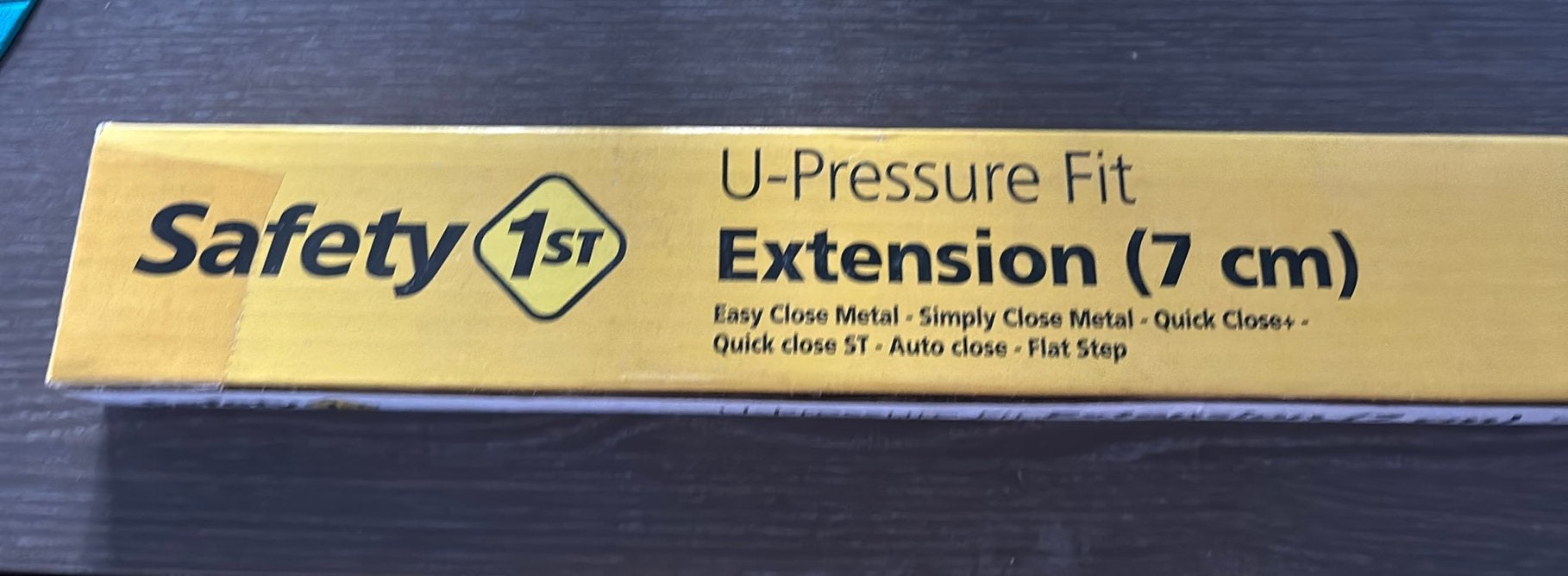 Safety 1st hekje extensie 7cm U-pressure, Ophalen, Nieuw, Metaal of IJzer, Klemhekje